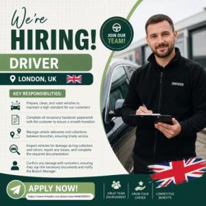 Driver Required in London