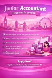 Junior Accountant Required in London