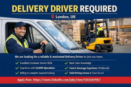 Delivery Driver Required in London