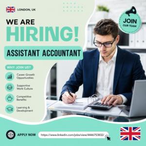 Assistant Accountant Required in London
