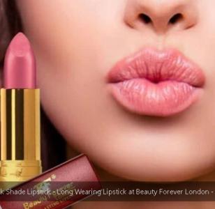 Pink Shade Lipstick - Long Wearing Lipstick at Beauty Forever London