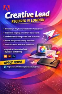 Creative Lead Required in Dubai