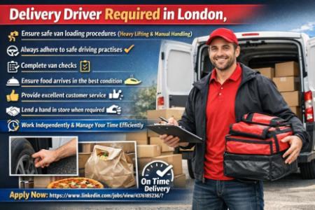 Delivery Driver Required in London -