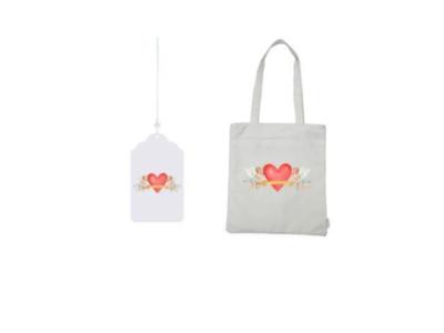 A two cute angels with heart, gifts tag & bag, birthday gift/gift for friend