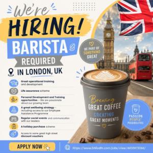 Barista Required in Dubai
