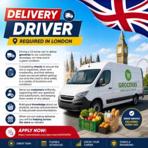 Delivery Driver Required in London