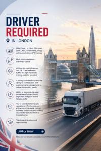 Driver Required in London
