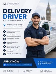 Delivery Driver Requried in London