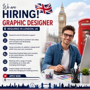 Graphic Designer Required in London