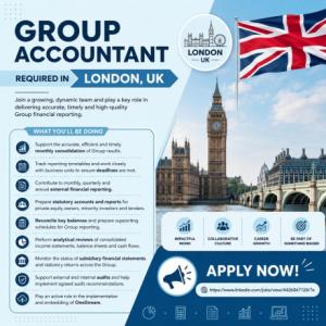 Group Accountant Required in Dubai