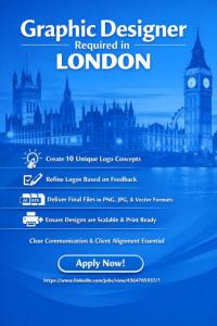 Graphic Designer Required in London
